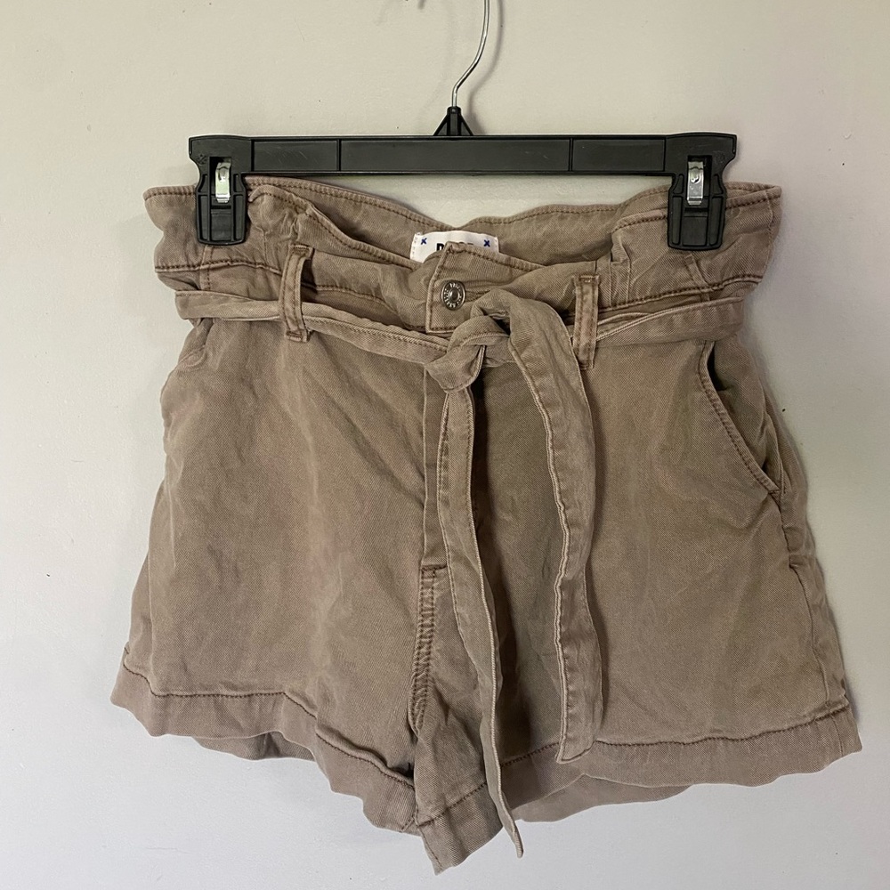 Paige Womens Paper Bag Shorts